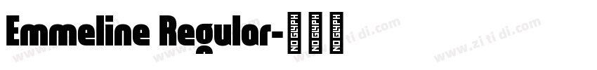 Emmeline Regular字体转换